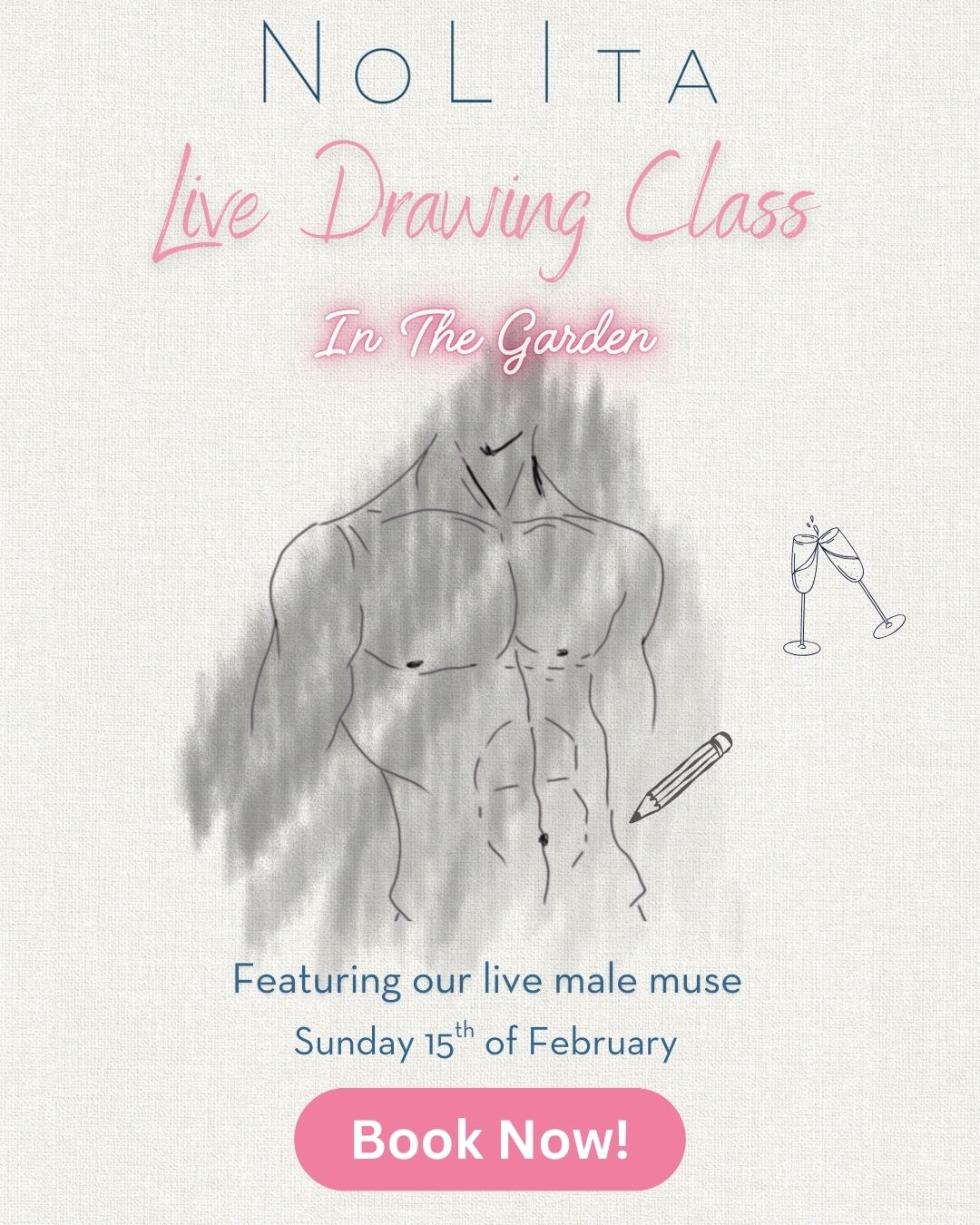 Live drawing at NoLIta Dublin